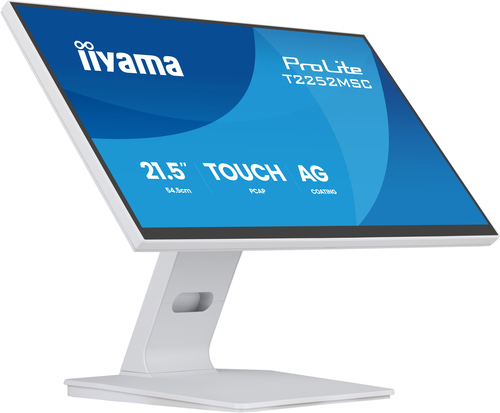 Монитор Iiyama 21.5" ProLite T2252MSC-W2AG белый IPS LED 5ms 16:9 HDMI M/M матовая 250cd 178гр/178гр 1920x1080 60Hz DP FHD USB Touch 4.5кг