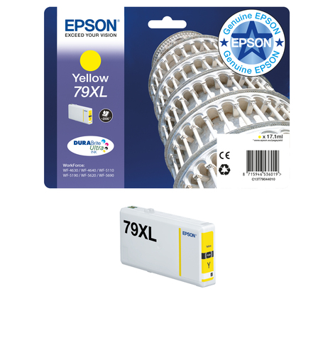 Картридж 79XL <C13T79044010> Yellow для Epson  WorkForce Pro WF-4630/4640/5110/5190/5620/5690