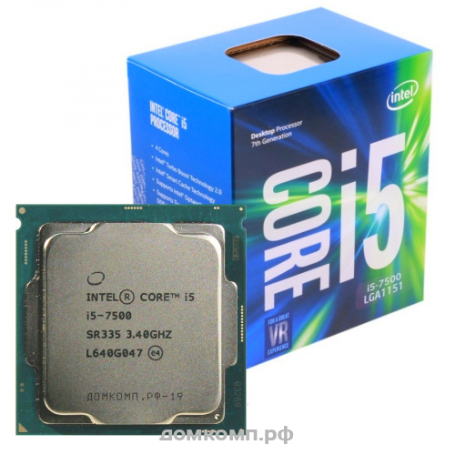 CPU Intel Core i5-7500 3.4 GHz / 4core / SVGA HD Graphics 630 / 1+6Mb / 65W / 8 GT/s LGA1151
