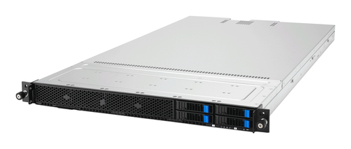 Серверная платформа Asus - RS501A-E12-RS4U, 1xSP5, 24хDDR5, 4x2.5" (4xNVMe), 2x1GbE, 2xPCIe-X16, 1600W (80 PLUS Titanium), Rack, 1U, цвет чёрный, 90SF03Y1-M002J0