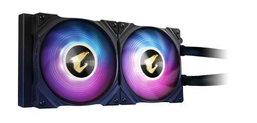 Система жидкостного охлаждения AORUS WATERFORCE X 240 черный 120мм алюминий+медь 2500rpm 37.6db