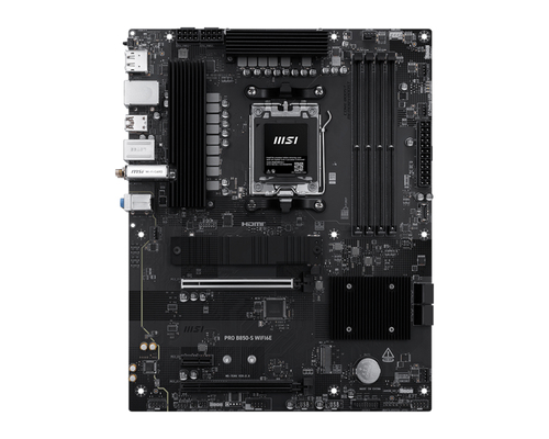 Материнская плата MSI PRO B850-S WIFI6E B850, AM5, 4*DDR5, 2*PCIEx16, 1*PCIEx1, 2*M.2, 2*TypeC, 3*USB3.2Gen2, 6*USB3.2Gen1, 4*USB2.0, 4*SATA3.0, 2.5G, DP, HDMI, ATX, RTL