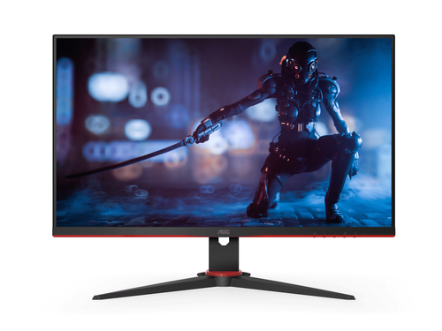 24G2ZE/BK Монитор AOC 23.8" Gaming 24G2ZE черный/красный IPS LED 0.5ms 16:9 HDMI матовая 350cd 178гр/178гр  1920x1080  24