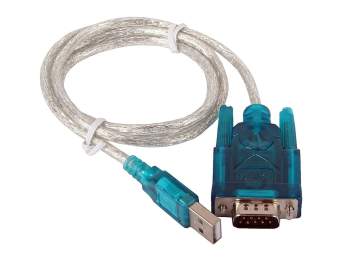 ORIENT Кабель-адаптер  USS-102, USB Am to RS232 DB9M (chipset CH340), 1.2м, крепеж разъема - винты