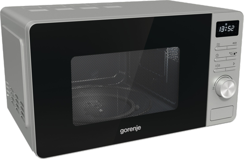 Gorenje Микроволновая печь Gorenje MO20A3X (Advanced / 20 л, 800 Вт, переключатели кнопки, серебристый/черный)