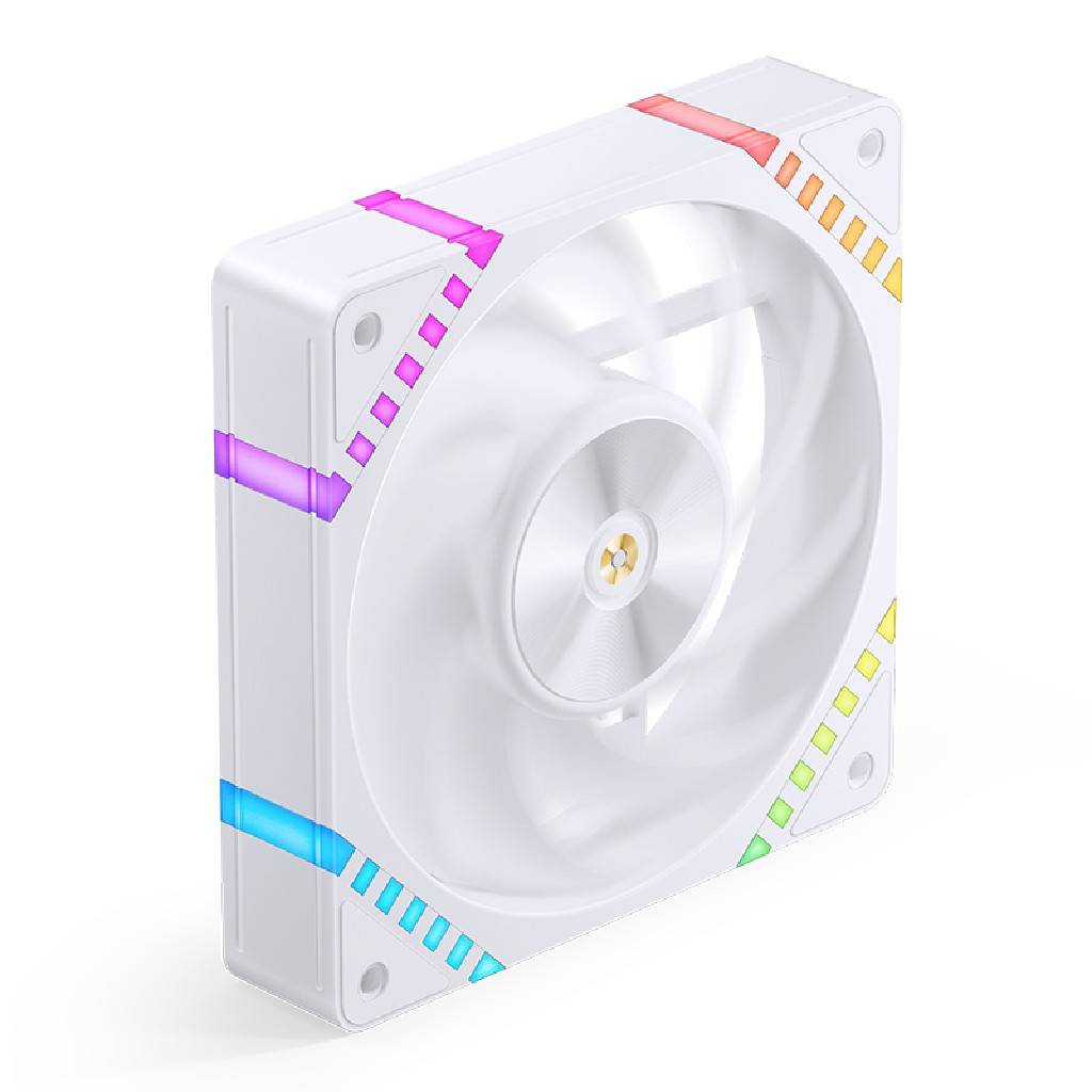 Вентилятор Jonsbo HF2-120W, 120мм, PWM, ARGB, белый
