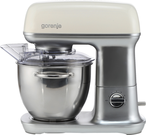 gorenje <MMC1000RL> Миксер планетарный <728253> (1000W, стальная чаша 4.5л,7ск,венчик,крюк,насадка  для  смешивания)