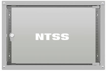 Шкаф настенный NTSS NTSS-WL6U5560GS, 6U, 550×600мм, стеклянная дверь, 30кг