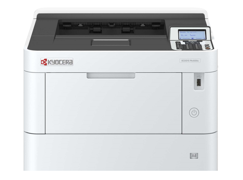 Kyocera Ecosys PA4500x А4, принтер, лазерный, черно-белый, 45стр/мин, 1200dpi, 1400МГц, 512Мб, 512Гб, 100+500, AirPrint/USB/Ethernet, 6000стр/картридж, (110C0Y3NL0)