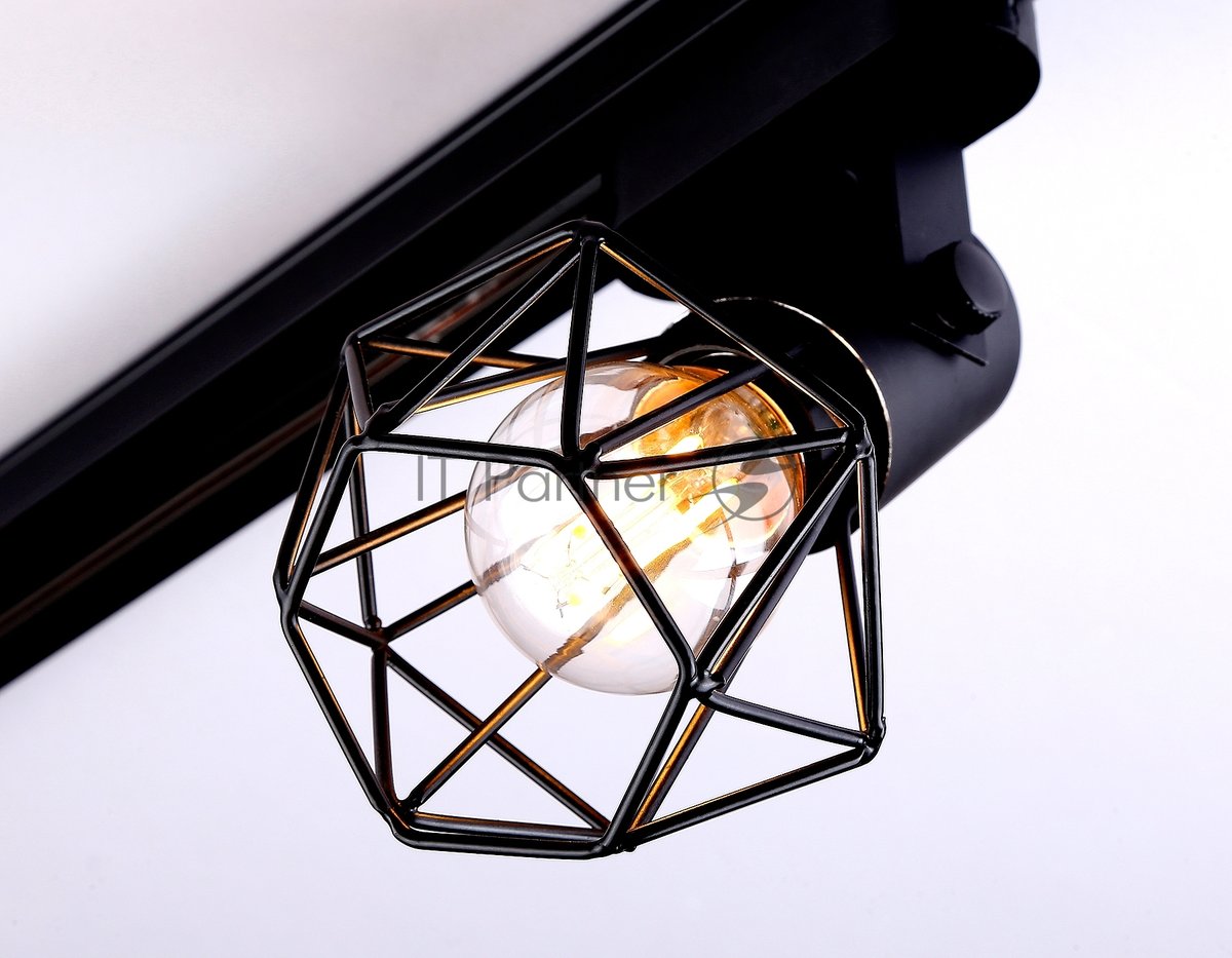 Трековый однофазный светильник Ambrella light GL5002 BK черный E27 max 40W D92x163