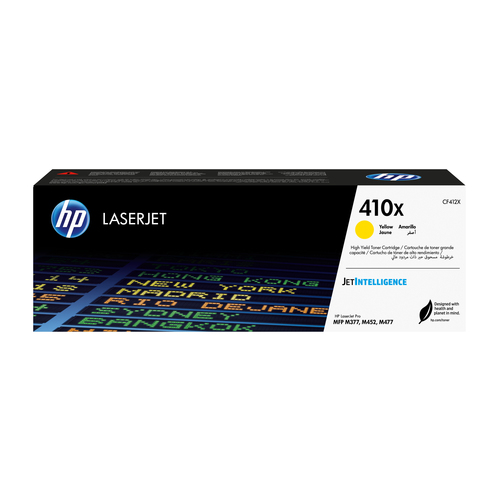 Тонер-картридж HP 410X Yellow для CLJ Pro M377dw/M452nw/M452dn/M477fnw/M477fdn/M477fdw (5000 стр) ( CF412X )