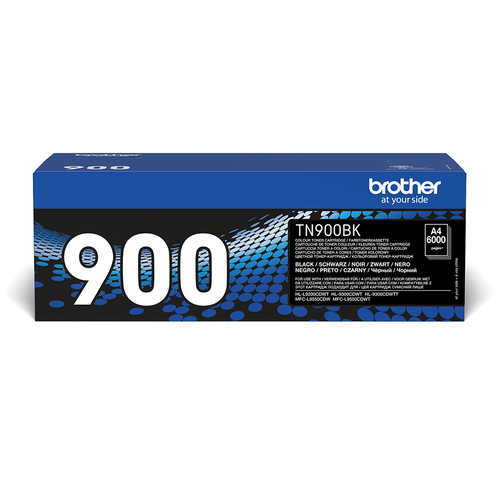 Картридж лазерный Brother TN900BK черный бар.в компл. (6000стр.) для Brother HL-L9200CDWT/MFC-L9550CDWT