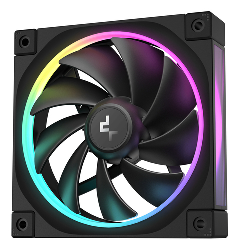 Вентилятор для корпуса Deepcool FL12 (120mm, 2150rpm, 55 CFM, 32 дБ, PWM 4-pin, ARGB, black) (R-FL12-BKAPN1-G)