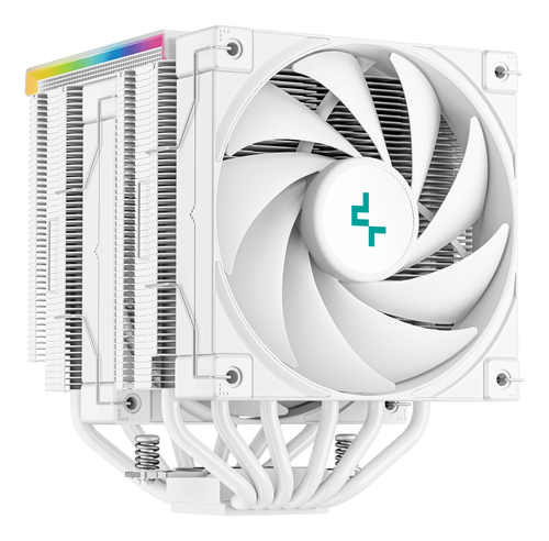 Cooler Deepcool AK620 Digital Soc-AM5/AM4/1200/1700/1851 белый 4-pin 28dB Al+Cu LCD 260W 1486gr Ret (R-AK620-WHADMN-G)