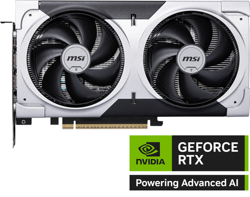 Видеокарта MSI PCI-E 5.0 RTX 5060 TI 8G VENTUS 2X OC PLUS NVIDIA GeForce RTX 5060TI 8Gb 128bit GDDR7 2617/28000 HDMIx1 DPx3 HDCP Ret