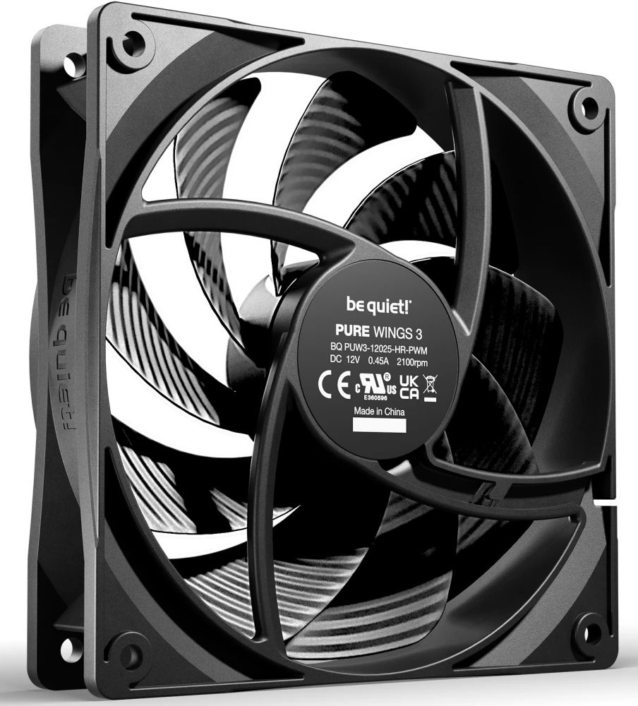 Вентилятор be quiet! BL106 Pure Wings 3, 120мм, PWM