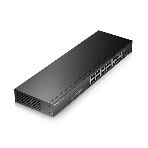 Коммутатор Smart L2 Zyxel GS1900-24, rack 19", 24xGE, 2xSFP, бесшумный