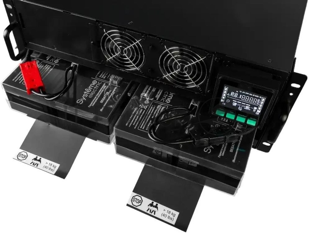 Источник бесперебойного питания Systeme Electric Smart-Save Online SRTSE 2 SRTSE8KRTXLIG2 / 8000 ВА / 8000 Вт / 5 x IEC 320 C13, 3 x IEC 320 С19