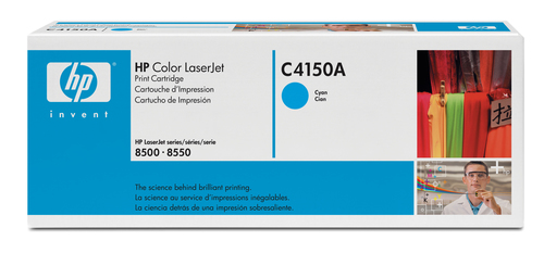 Картридж HP C4150A Тонер-, Cyan {Color LJ 8500/8550 (8500p)}