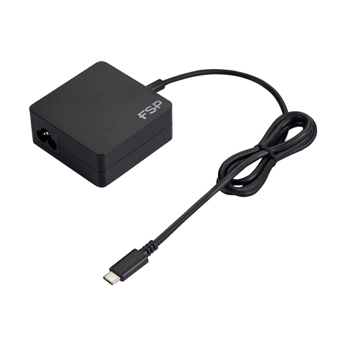 Адаптер питания FSP NB C 65W (FSP065-A1BR3) AC-DC 65W Adapter, Вход C6 (для ноутбучного кабеля), Кабель 1000мм, Выход USB Type-C, 5V/9V/12V/15V/20V автовыбор. RETAIL (PNA0652606)