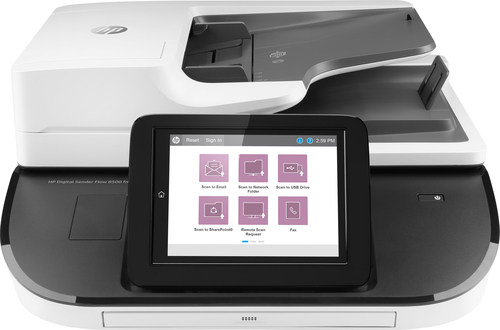 Сканер HP Digital Sender Flow 8500 fn2 Document Capture Workstation (A4,100ppm,600x600 dpi,24 bit, USB, LAN, ADF 150 sheets, Duplex, repl.L2719A)