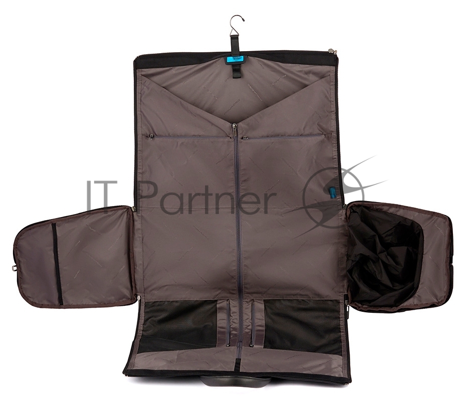 Сумка дорожная Piquadro Brief2 PA6147BR2/N черный ткань/натур.кожа