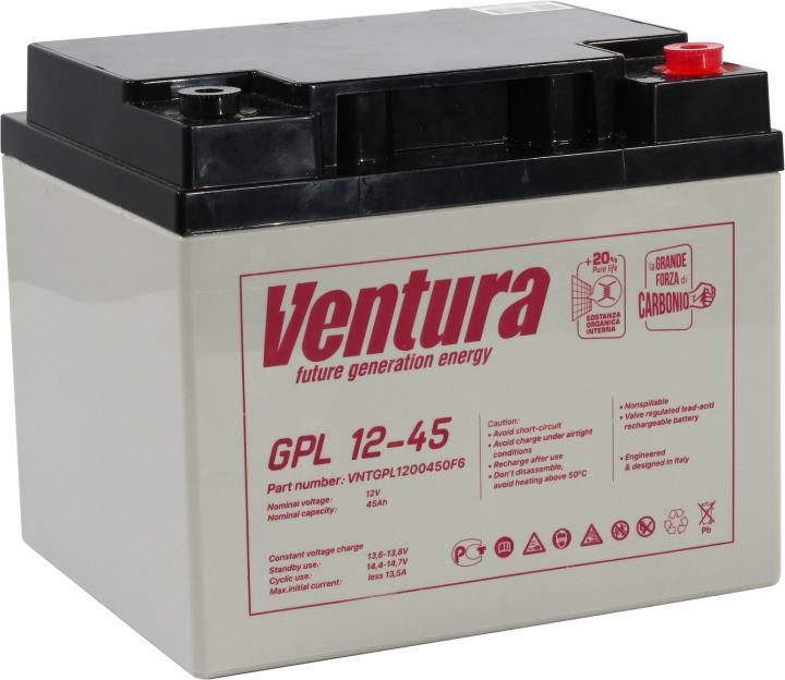 Аккумулятор Ventura GPL 12-45  (12V, 45Ah) <VNTGPL1200450F6>