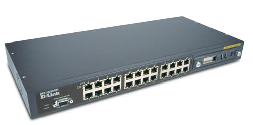 D-Link <DES-3326S> 100Mbps High Performance Managed Switch  (stackable  x6)
