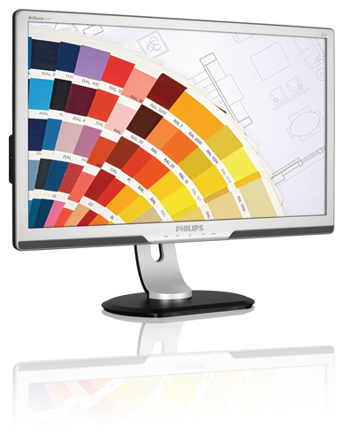 24"    ЖК монитор PHILIPS 241P3LES/00 с поворотом экрана (LCD, 1920x1080, D-Sub, DVI,  USB2.0  port)