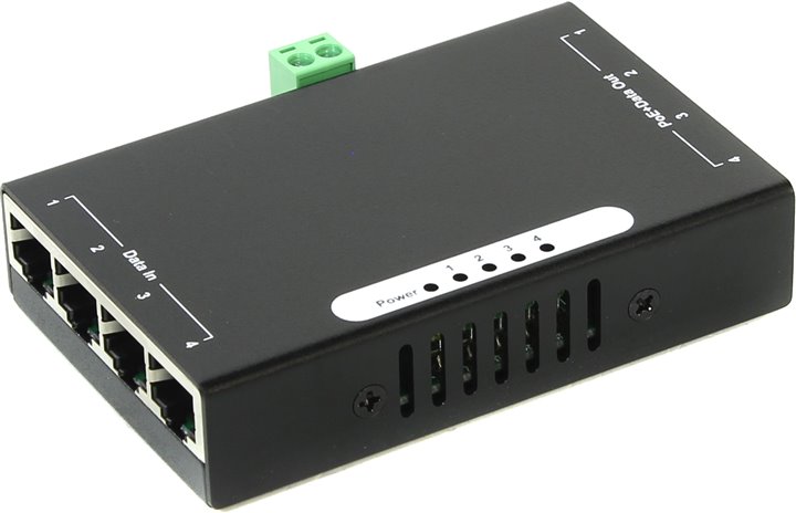 MultiCo (EW-P10044) PoE+ Gigabit E-net injector (4UTP 10,100,1000Mbps)