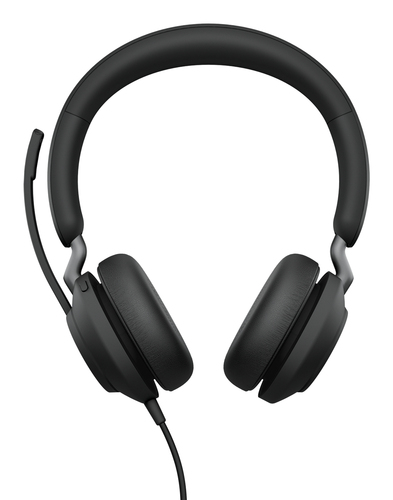 Наушники с микрофоном Jabra Evolve2 40 SE USB-C/A черный 1.5м накладные USB оголовье (24189-999-799)