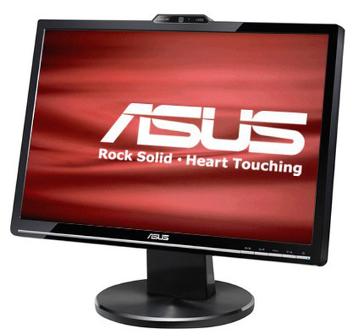 19"    ЖК монитор ASUS VK191D BK (LCD, 1440x900,  D-Sub,  Webcam)