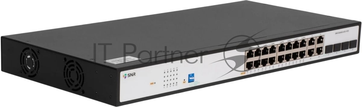 Коммутатор SNR SNR-S2300G-16TC-POE, 16×1 Гбит/с PoE + 4×1 Гбит/с Combo, управляемый