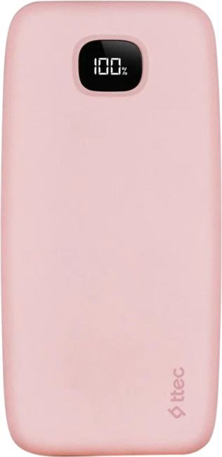 TTEC 2BB213TP TTEC ChargeUp Pro LCD 20.000mAh PD 20W Powerbank  -  Pink