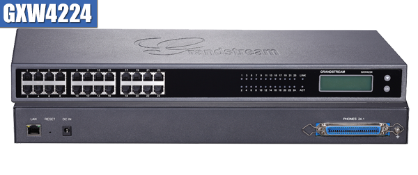 IP-шлюз Grandstream Networks GXW4224, 24×FXS, 1×LAN, 1GbE