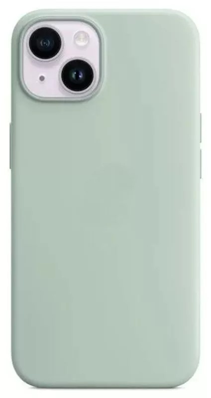 Чехол Apple iphone 14 Silicone Case, Succulent, зеленый
