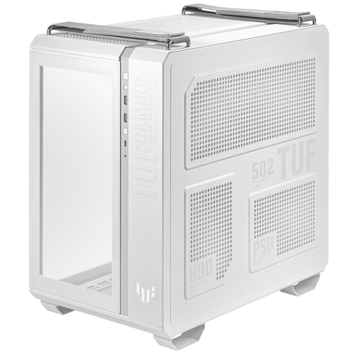 Корпус для ПК Asus - TUF GAMING GT502 PLUS TG ARGB WHITE, Midi Tower, без БП, цвет белый, 90DC0093-B19000