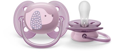 Philips SCF092/05 Пустышка ultra soft, собачка,  6-18  мес.,  1 шт.