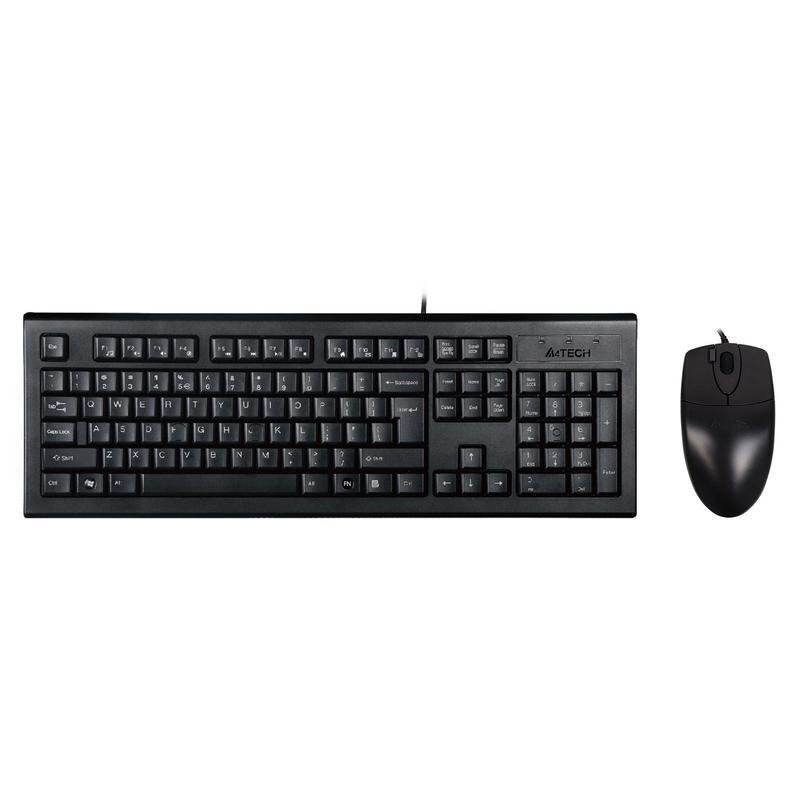 набор Dareu MK185 Black (черный), клавиатура LK185 (мембранная, 104кл, EN/RU, 1,5м) + мышь LM103 (1,58м), USB