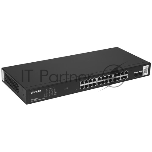 Коммутатор Tenda TEG2226F, 24×1 Гбит/с + 2×1 Гбит/с SFP, управляемый