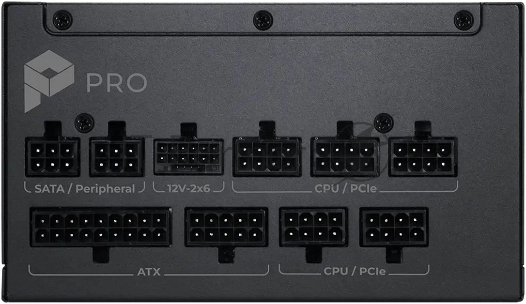 Блок питания MSI PRO A1000PL, 1000Вт, 80+ Platinum, 120мм, модульный, черный