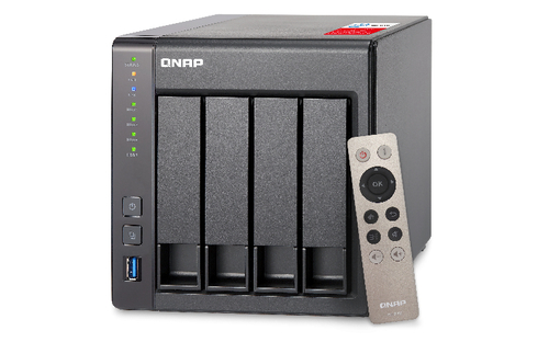 QNAP NAS Server <TS-451+ 2G>  (4x3.5"/2.5"HotSwap HDD SATA,RAID0/1/5/6/6/10,2xGbLAN,2xUSB3.0,2xUSB2.0,HDMI)