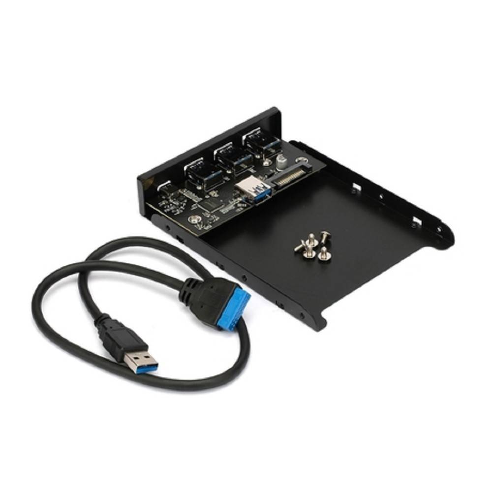 Gembird Планка USB 3.0 на переднюю панель 3.5, 3 порта USB и 1 порт Type-C