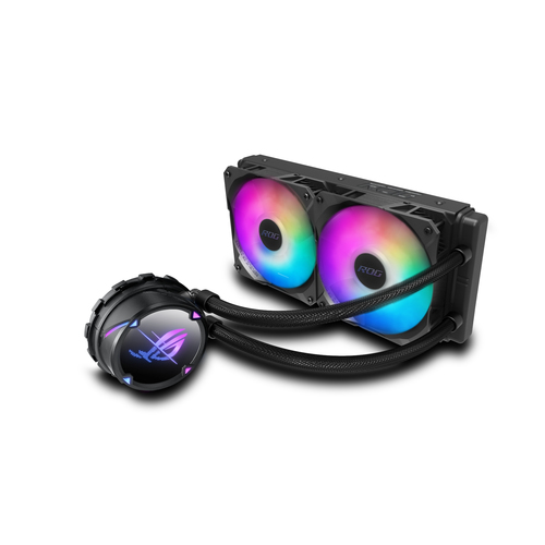 ASUS <90RC00E1-M0UAY0> ROG STRIX LC II 240 ARGB  (4пин,115x/1200/1700/2011/2066/AM4,37.6дБ,2500об/мин,вод.  охл.)