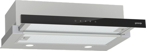Вытяжка встраиваемая Gorenje TH64E3SGB нержавеющая сталь/стекло черное управление: сенсорное (1 мотор)