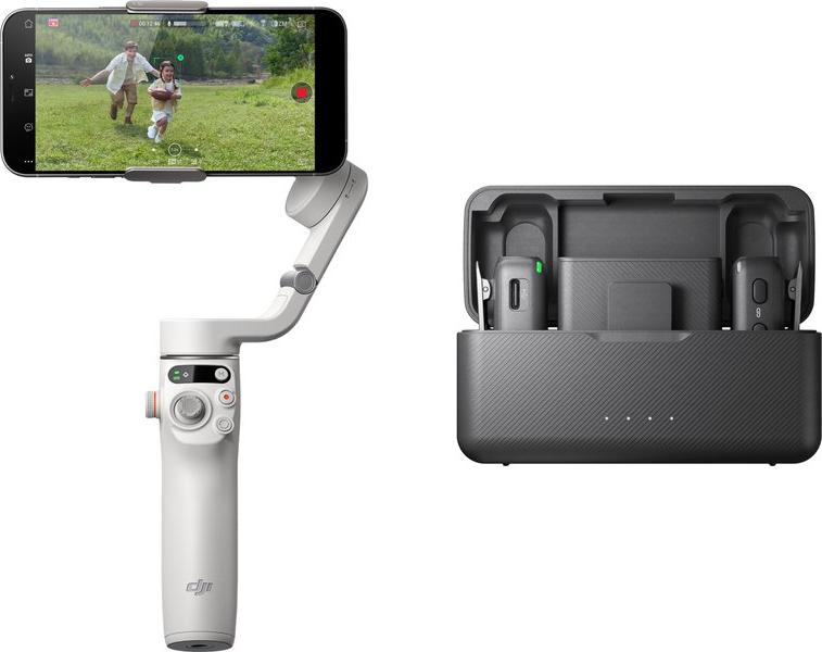 Стабилизатор DJI Osmo Mobile 6 Vlog Combo Platinum Gray