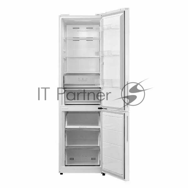 Холодильник General Electronics GE-ID401w белый двухкамерный 256/104л морозилка снизу, No Frost
