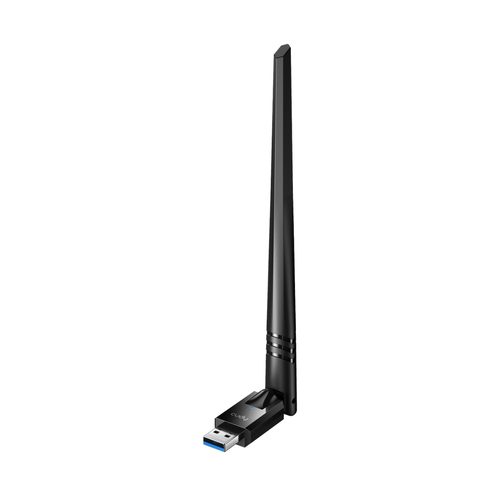 Cudy WU900H 1.0 Двухдиапазонный USB-адаптер Wi-Fi 6 AX900, 2,4/5 ГГц, до 800 Мбит/с, USB 2.0