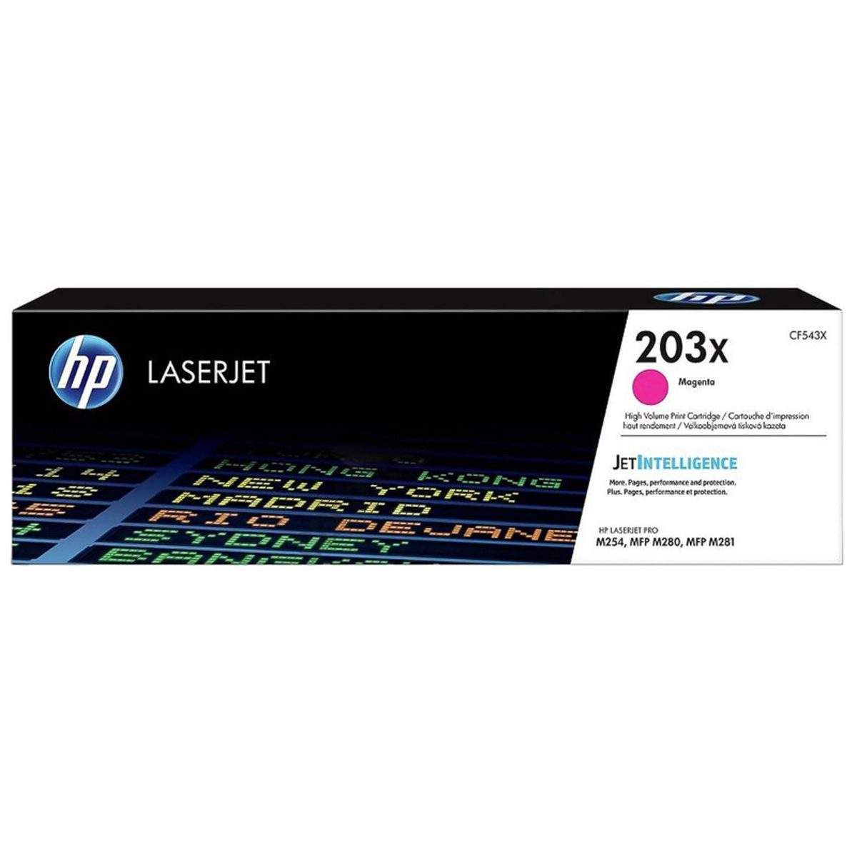 Картридж HP CF543X (203X), пурпурный, 2500 стр.