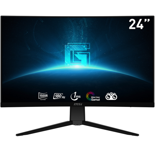 23.6" MSI G2422C черный [VA, LED,250 Кд/м,DisplayPort 1.2a, HDMI 2.0b x2:  1500R,  Adaptive-Sync]